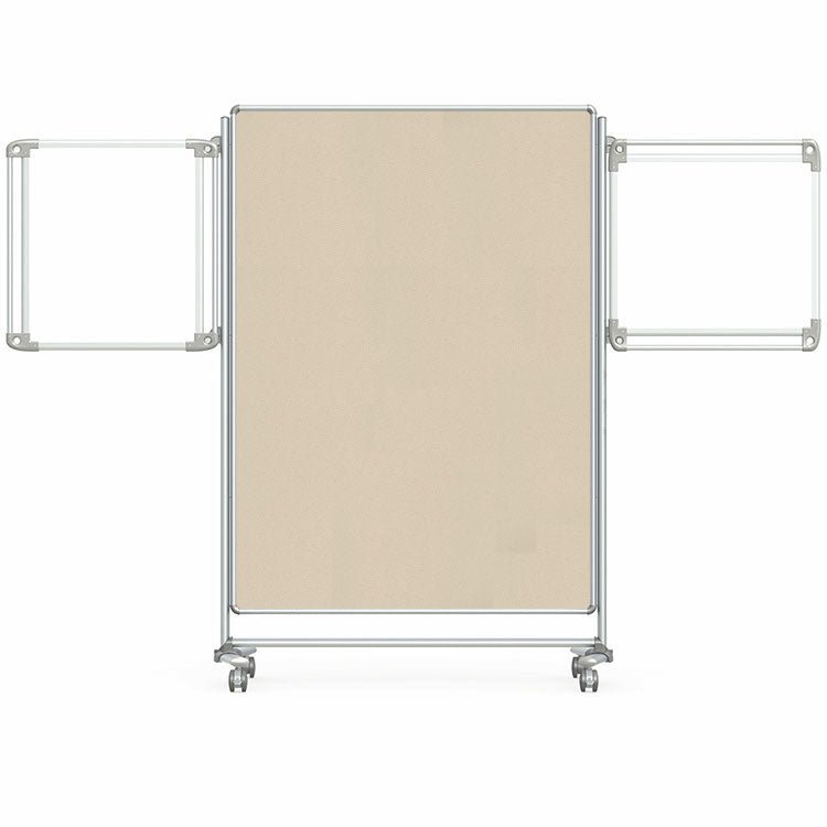 Ghent Nexus Partition, Mobile 2 - Sided Fabric Bulletin Board, 65"H x 46"W (GHE - NEX224FFP - XX) - SchoolOutlet