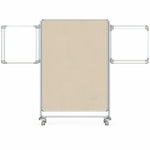 Ghent Nexus Partition, Mobile 2 - Sided Fabric Bulletin Board, 65