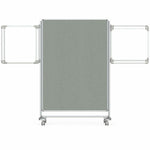 Ghent Nexus Partition, Mobile 2 - Sided Fabric Bulletin Board, 65
