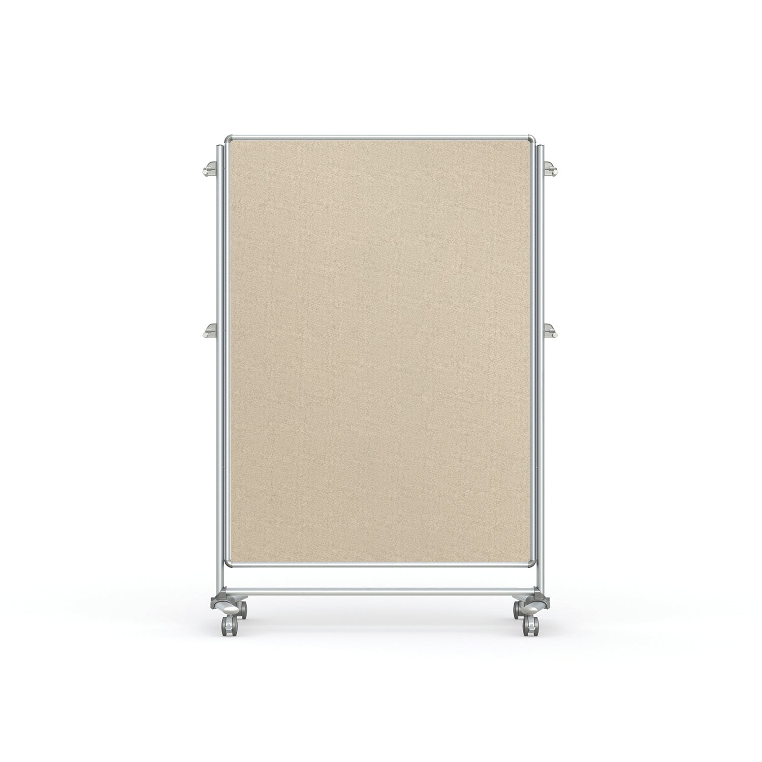 Ghent Nexus Partition, Mobile 2 - Sided Fabric Bulletin Board, 65"H x 46"W (GHE - NEX224FFP - XX) - SchoolOutlet