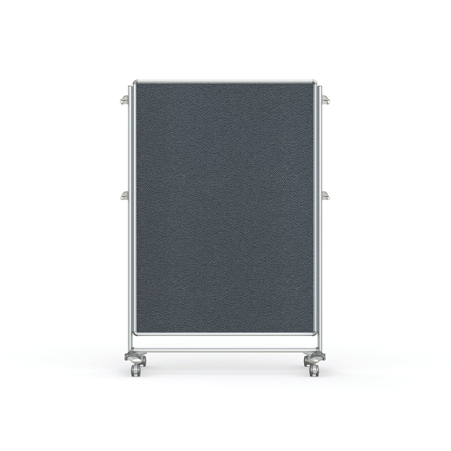 Ghent Nexus Partition, Mobile 2 - Sided Fabric Bulletin Board, 65"H x 46"W (GHE - NEX224FFP - XX) - SchoolOutlet