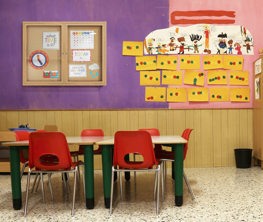 Ghent 1 Door Enclosed Natural Cork Bulletin Board, Oak Wood Frame, 3'H x 2'W (GHE - PW13624K) - SchoolOutlet