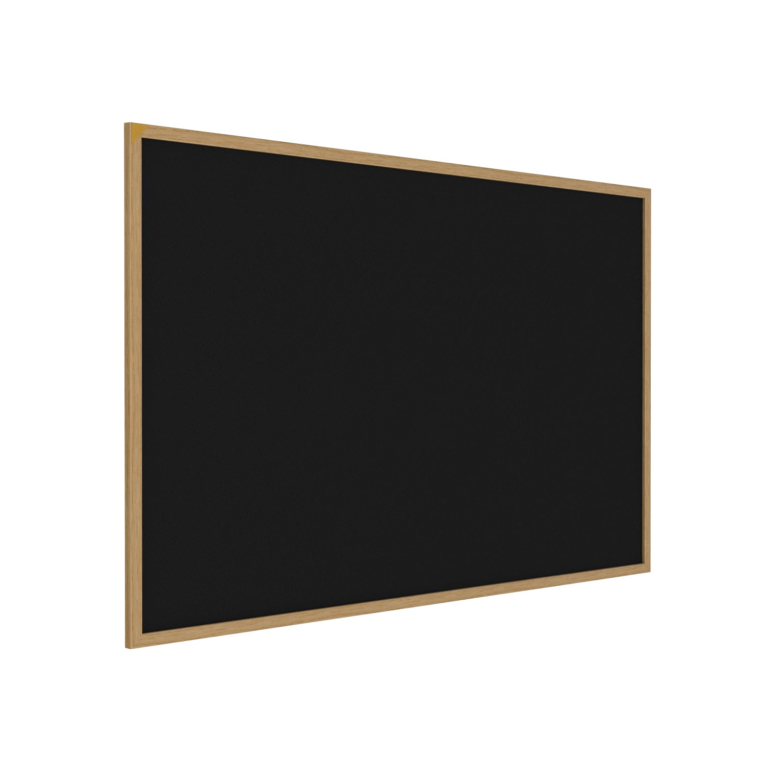 Ghent Recycled Bulletin Board, Oak Wood Frame, 4'H x 12'W (GHE - WTR412 - XX) - SchoolOutlet
