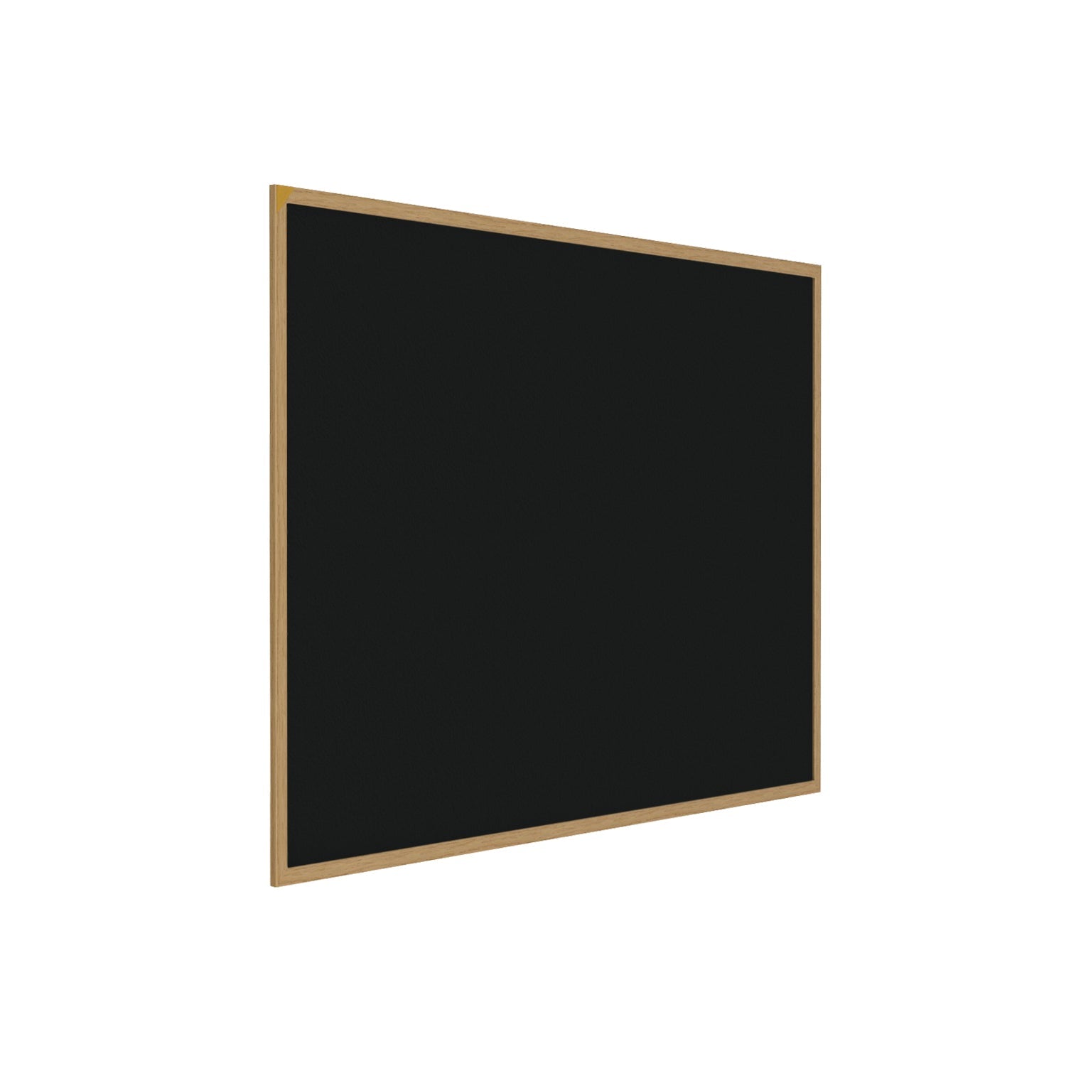 Ghent Recycled Bulletin Board, Oak Wood Frame, 4'H x 4'W (GHE - WTR44 - XX) - SchoolOutlet