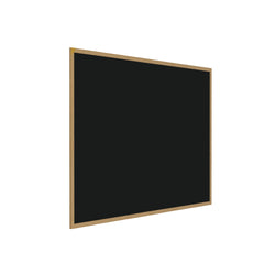 Ghent Recycled Bulletin Board, Oak Wood Frame, 4'H x 4'W (GHE-WTR44-XX)