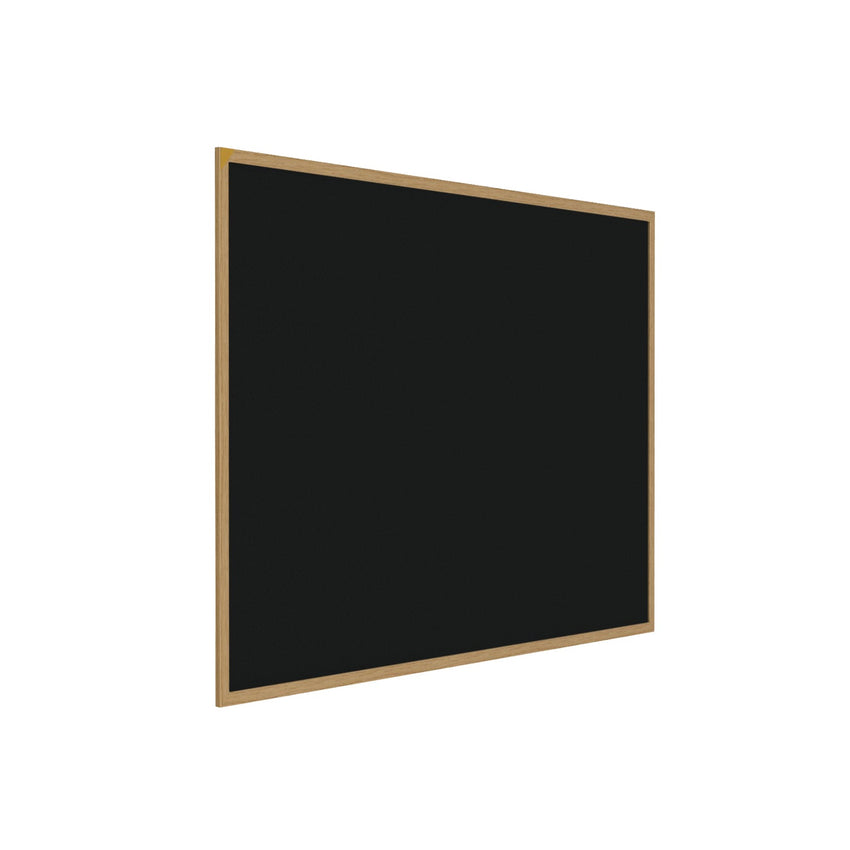 Ghent Recycled Bulletin Board, Oak Wood Frame, 4'H x 4'W (GHE - WTR44 - XX) - SchoolOutlet
