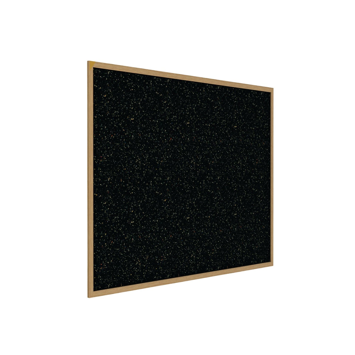Ghent Recycled Bulletin Board, Oak Wood Frame, 4'H x 4'W (GHE - WTR44 - XX) - SchoolOutlet