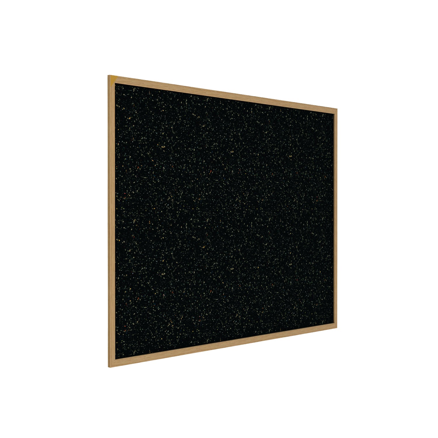 Ghent Recycled Bulletin Board, Oak Wood Frame, 4'H x 4'W (GHE - WTR44 - XX) - SchoolOutlet