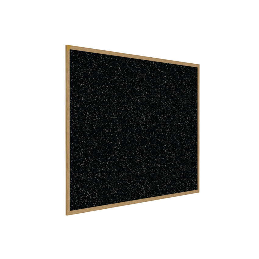 Ghent Recycled Bulletin Board, Oak Wood Frame, 4'H x 4'W (GHE - WTR44 - XX) - SchoolOutlet