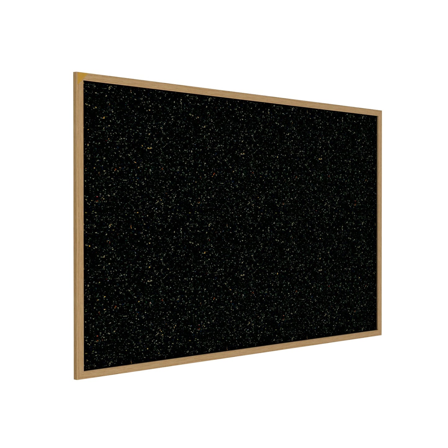 Ghent Recycled Bulletin Board, Oak Wood Frame, 4'H x 5'W (GHE - WTR45 - XX) - SchoolOutlet