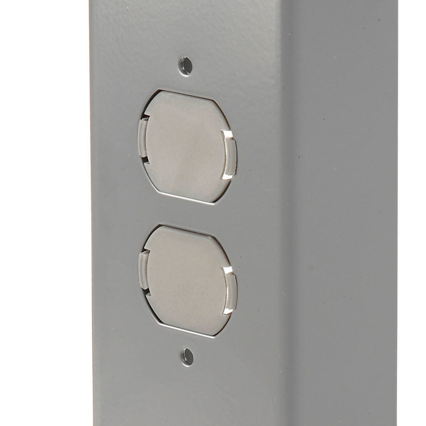 Global Industrial Adjustable Height Workbench, 48"W x 30"D, Steel Square Edge, Gray (GLB - 183150) - SchoolOutlet