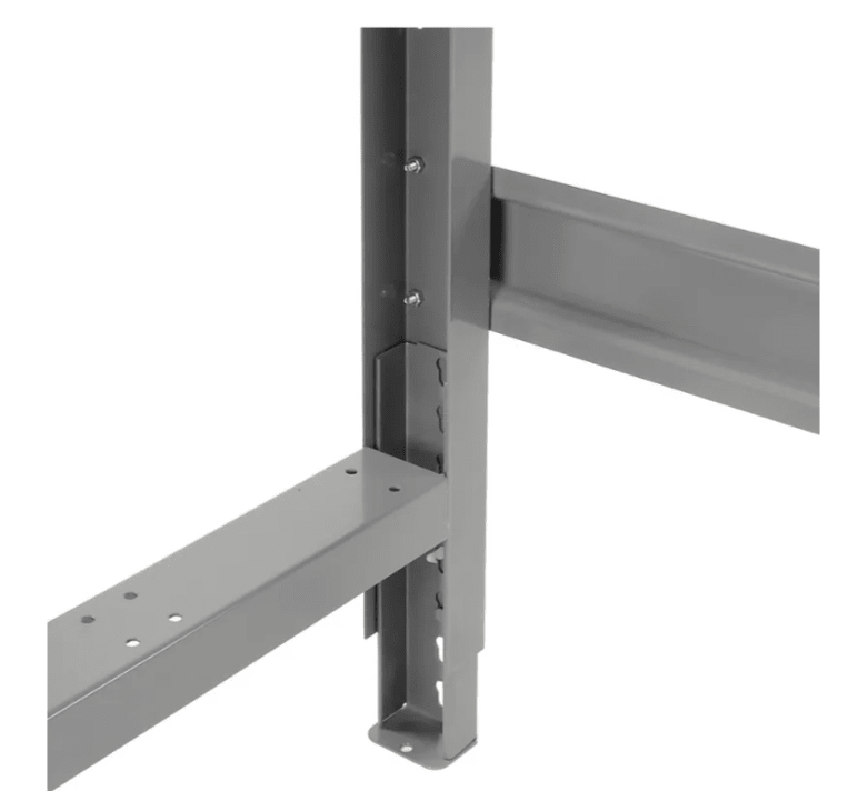 Global Industrial Adjustable Height Workbench, 48"W x 36"D, Steel Square Edge, Gray (GLB - 183151) - SchoolOutlet