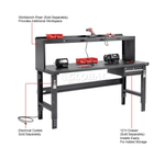 Global Industrial Adjustable Height Workbench, 60