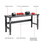 Global Industrial Adjustable Height Workbench, 60