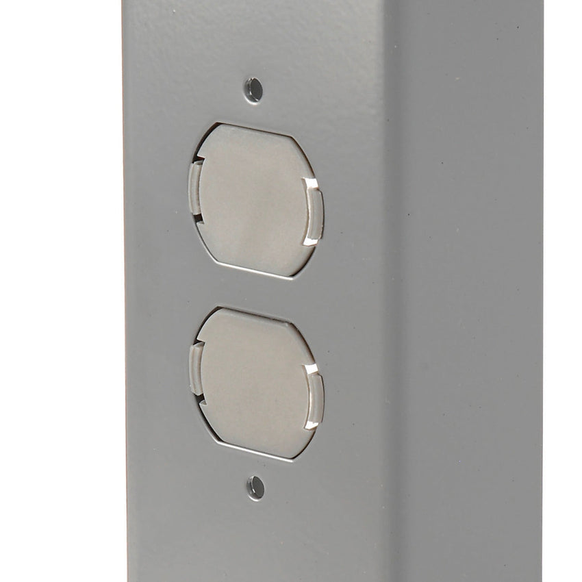 Global Industrial Adjustable Height Workbench, 60"W x 36"D, Steel Square Edge, Gray (GLB - 183153) - SchoolOutlet