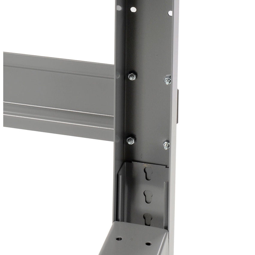 Global Industrial Mobile Workbench, 60"W x 36"D, Adjustable Height, Steel Square Edge (GLB - 183153A) - SchoolOutlet