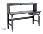 Global Industrial Adjustable Height Workbench, 72
