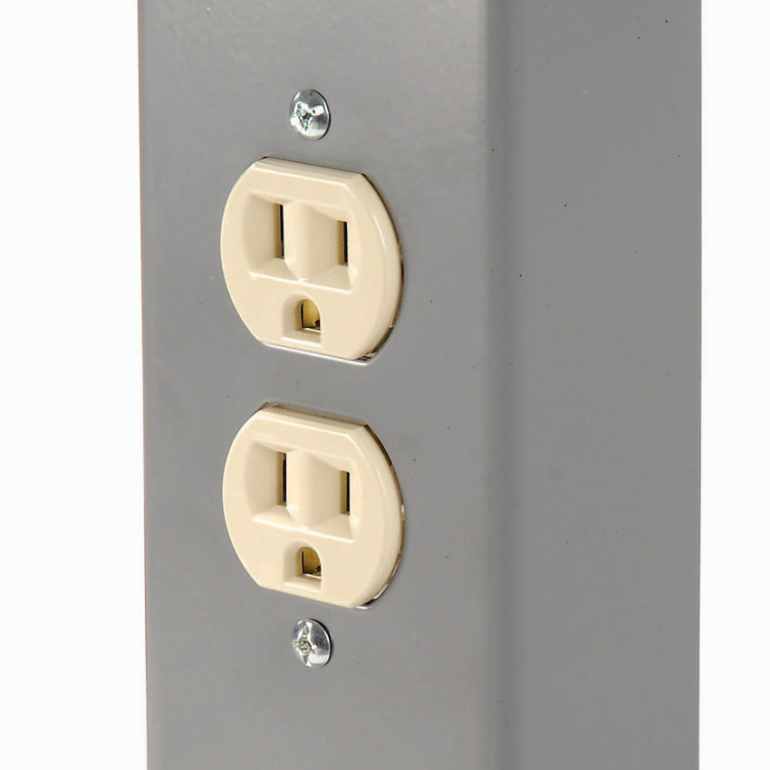 Global Industrial Adjustable Height Workbench, 60"W x 30"D, Shop Top Safety Edge, Gray (GLB - 183984) - SchoolOutlet