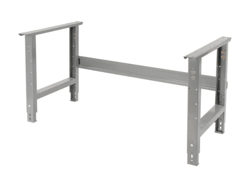 Global Industrial Adjustable Height Workbench, 72"W x 36"D, Shop Top Safety Edge, Gray (GLB - 183986) - SchoolOutlet