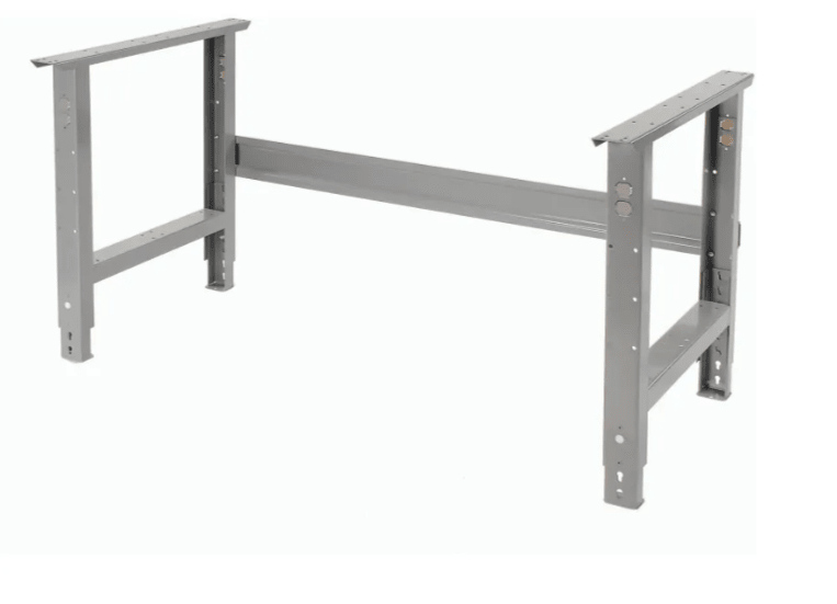 Global Industrial Adjustable Height Workbench, 72"W x 30"D, Maple Butcher Block Safety Edge, Gray (GLB - 183988) - SchoolOutlet