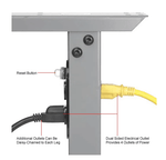 Global Industrial Adjustable Height Workbench, 72