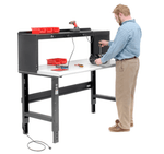 Global Industrial Adjustable Height Workbench, 60