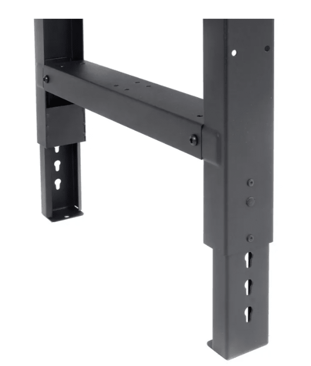 Global Industrial Adjustable Height Workbench, 72"W x 30"D, Laminate Safety Edge, Black (GLB - 183991BK) - SchoolOutlet