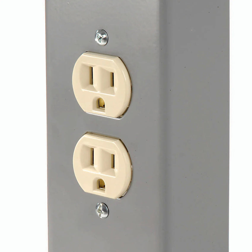 Global Industrial 48"W x 30"D Adjustable Height Workbench C - Channel Leg - ESD Safety Edge Gray (GLB - 237346) - SchoolOutlet