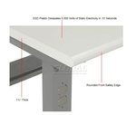 Global Industrial 48 x 30 Mobile Adjustable Height C - Channel Leg Workbench - ESD Safety Edge (GLB - 237346A) - SchoolOutlet