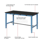 Global Industrial Adjustable Lab Workbench, 72