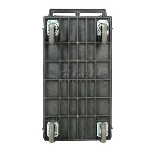 Global Industrial Utility Cart w/2 Shelves & 5" Casters, 500 lb. Capacity, 34"L x 17 - 1/2"W x 33"H (GLB - 241749) - SchoolOutlet