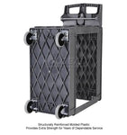 Global Industrial Utility Cart w/2 Shelves & 5