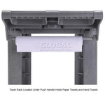 Global Industrial Utility Cart w/2 Shelves & 5