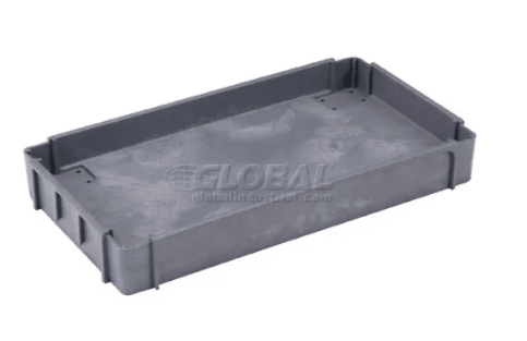 Global Industrial Utility Cart w/3 Shelves & 5" Casters, 500 lb. Capacity, 40"L x 17"W x 33"H (GLB - 242083) - SchoolOutlet