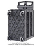 Global Industrial Utility Cart w/3 Shelves & 5