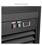 Nexel Merchandiser Refrigerator, 2 Glass Doors, 45 Cu. Ft. (GLB - 243006) - SchoolOutlet