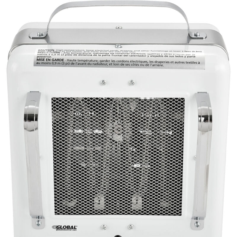 Global Industrial Portable Milkhouse Style Electric Heater, 120V, 1500W (GLB - 246098) - SchoolOutlet