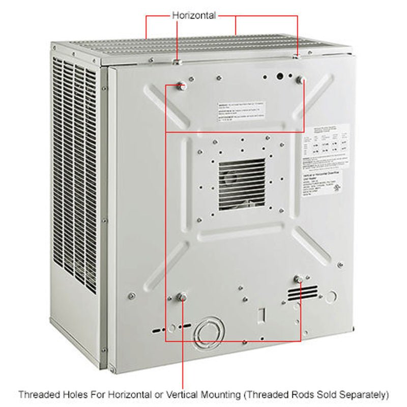 Global Industrial Unit Heater, Horizontal or Vertical Downflow, 15KW, 480V, 3 Phase (GLB - 246134) - SchoolOutlet