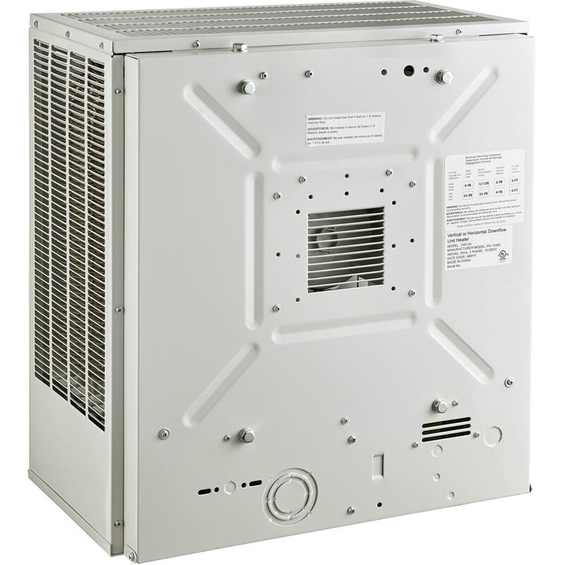 Global Industrial Unit Heater, Horizontal or Vertical Downflow, 15KW, 480V, 3 Phase (GLB - 246134) - SchoolOutlet