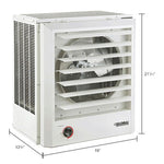 Global Industrial Unit Heater, Horizontal or Vertical Downflow, 15KW, 480V, 3 Phase (GLB - 246134) - SchoolOutlet