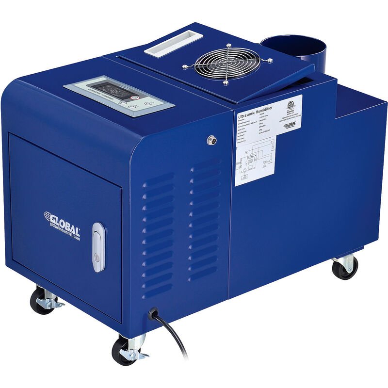 Global Industrial Ultrasonic Humidifier - Cool Mist, 300 Pints Output Per Day (GLB - 246137) - SchoolOutlet