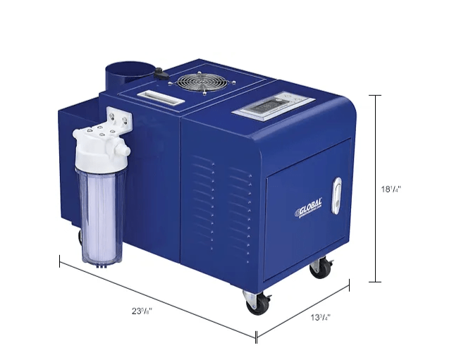 Global Industrial Ultrasonic Humidifier - Cool Mist, 300 Pints Output Per Day (GLB - 246137) - SchoolOutlet
