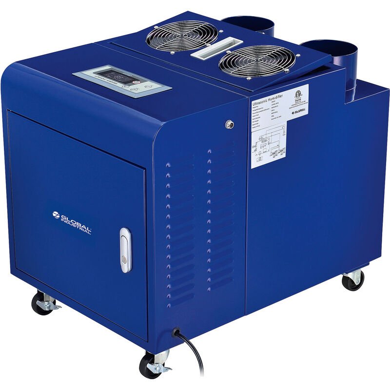 Global Industrial Ultrasonic Humidifier, Cool Mist with Dual Output 450 Pints Per Day (GLB - 246138) - SchoolOutlet