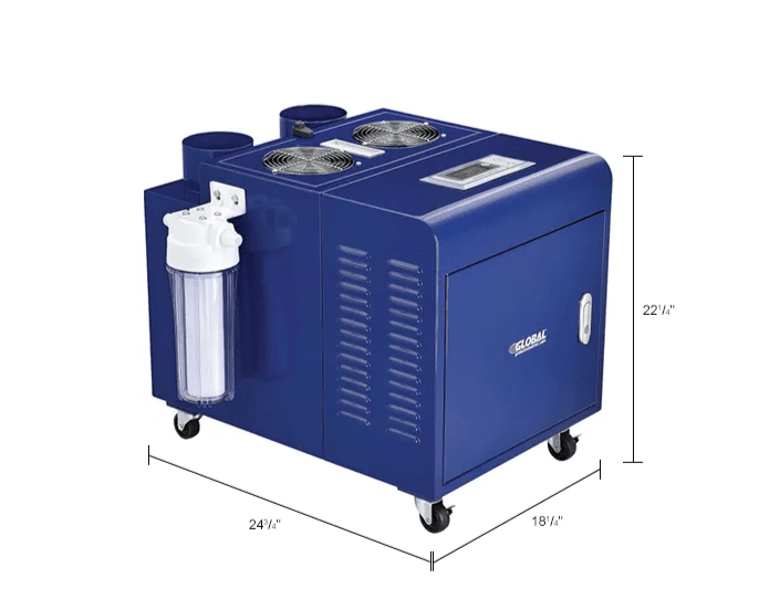 Global Industrial Ultrasonic Humidifier, Cool Mist with Dual Output 450 Pints Per Day (GLB - 246138) - SchoolOutlet