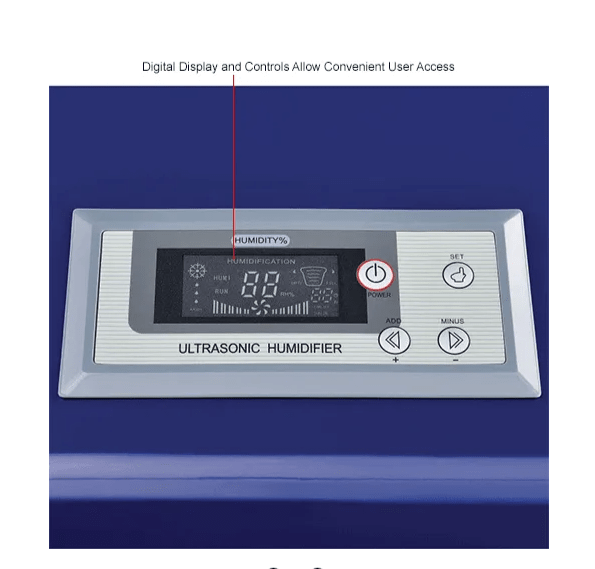 Global Industrial Ultrasonic Humidifier, Cool Mist with Dual Output 450 Pints Per Day (GLB - 246138) - SchoolOutlet