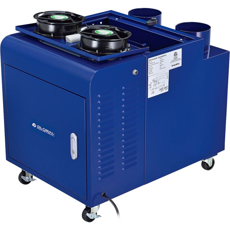 Global Industrial Ultrasonic Humidifier, Cool Mist with Dual Output 450 Pints Per Day (GLB - 246138) - SchoolOutlet
