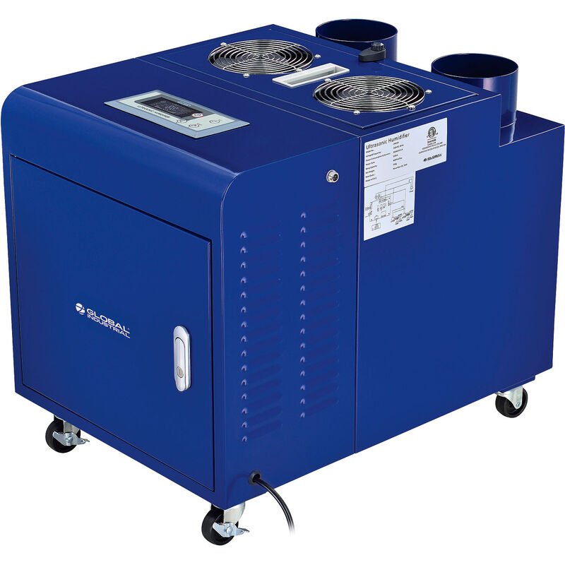 Global Industrial Ultrasonic Humidifier, Cool Mist with Dual Output 450 Pints Per Day (GLB - 246138) - SchoolOutlet