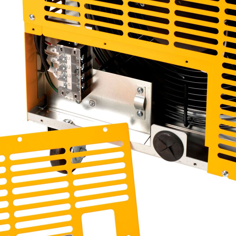 Global Industrial Portable Electric Heater, Adjustable Thermostat, 208V, 3 Phase, 15000W (GLB - 246552) - SchoolOutlet