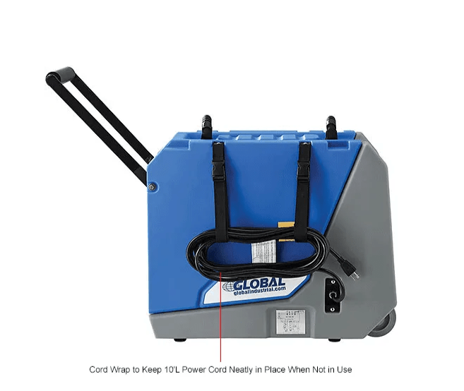 Global Industrial Crawl Space Commercial Dehumidifier With Pump, 90 Pints (GLB - 246707) - SchoolOutlet