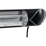 Global Industrial Infrared Patio Heater w/Remote Control, Wall/Ceiling Mount, 1500W (GLB - 246718) - SchoolOutlet